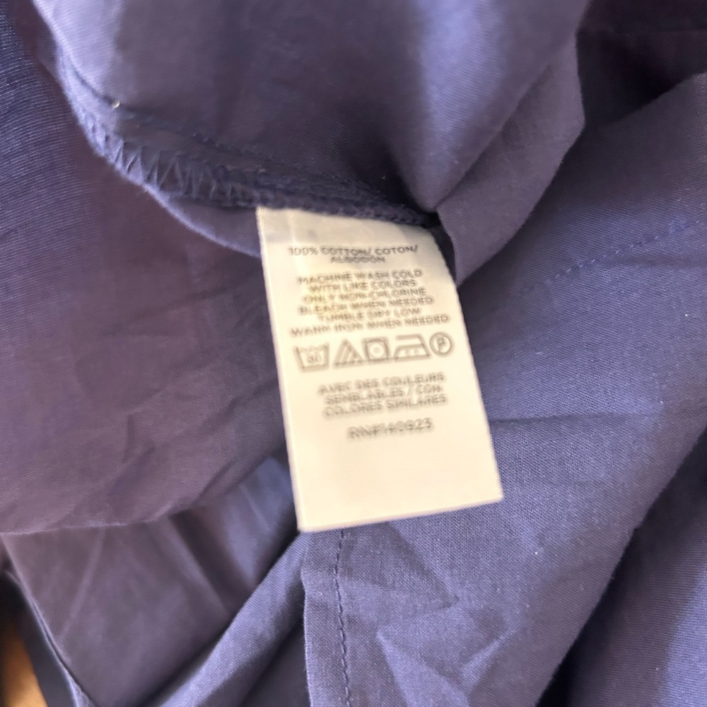 Loft Purple/Blue Button Down Shirt w Collar
Size L - Picture 6 of 7
